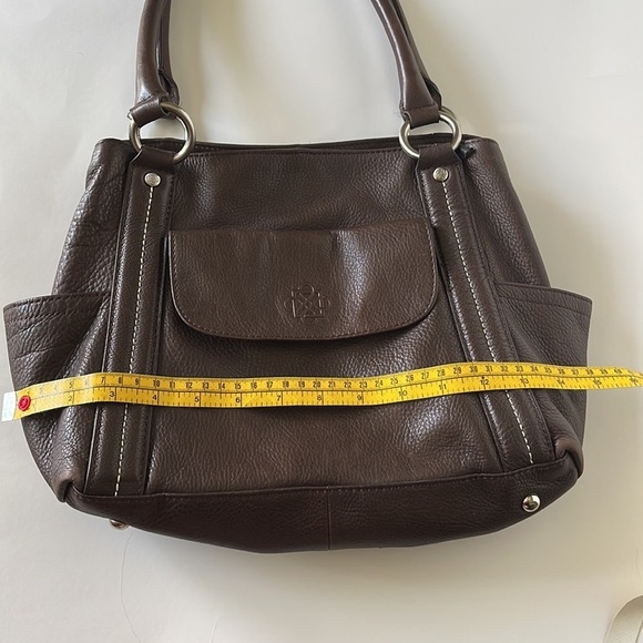 Piazza Womens Beautiful Leather Brown Handbag/Shoulder bag - Picture 6 of 16